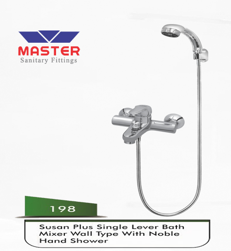 Master Susan Plus Bath Mixer Wall Type & Hand Shower (198)